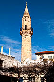 Hania - The minaret of the Splantzia quarter appears above the rooftops. 